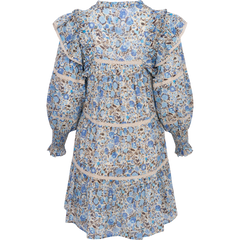 Ellie S Voile Dress - Blue Fleur