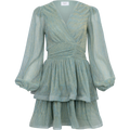 Jade Wave Dress - Azur Sparkle