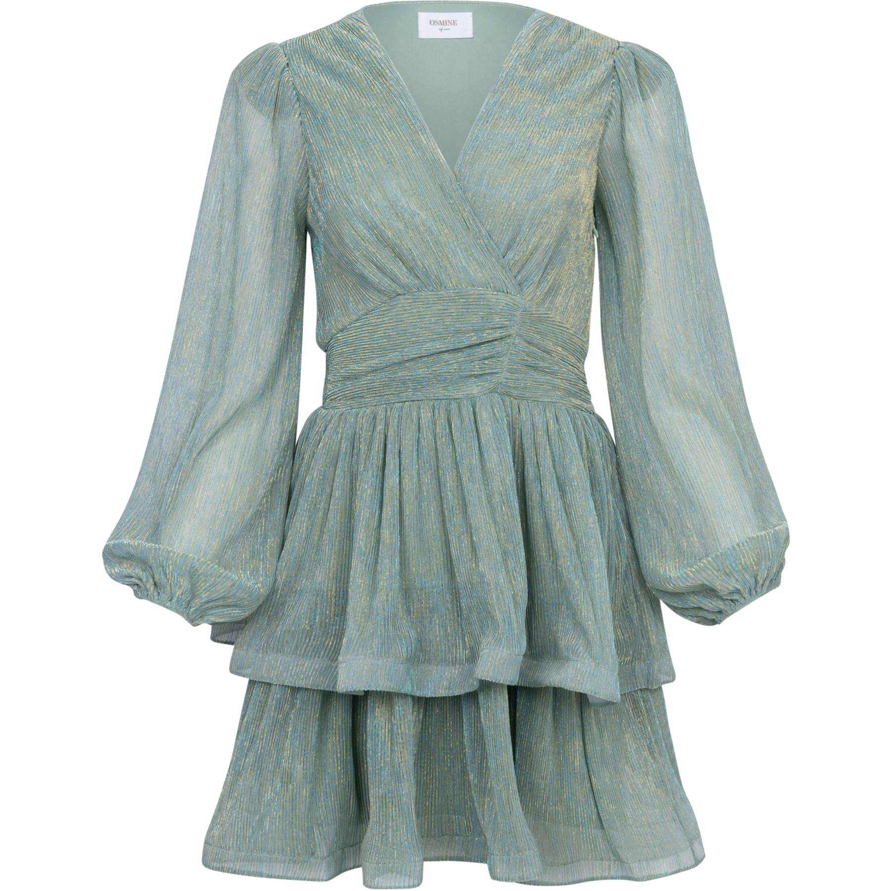 Jade Wave Dress - Azur Sparkle