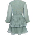 Jade Wave Dress - Azur Sparkle