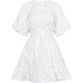 Svanhild Brocade Dress - White