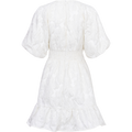 Svanhild Brocade Dress - White