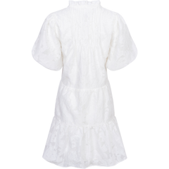 Embla Dress - White Brocade