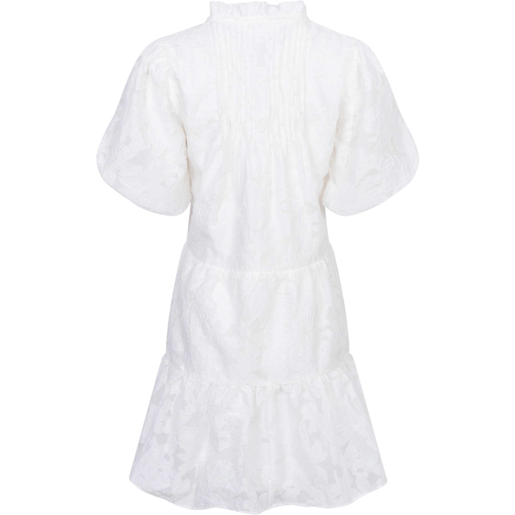 Embla Dress - White Brocade