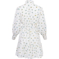 Liv Broderie Anglaise Dress - Forglemmegei White