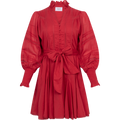 Alfa Voile Dress - Red