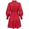 Alfa Voile Dress - Red