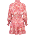 Saga Wide Dress - Coral Paisley