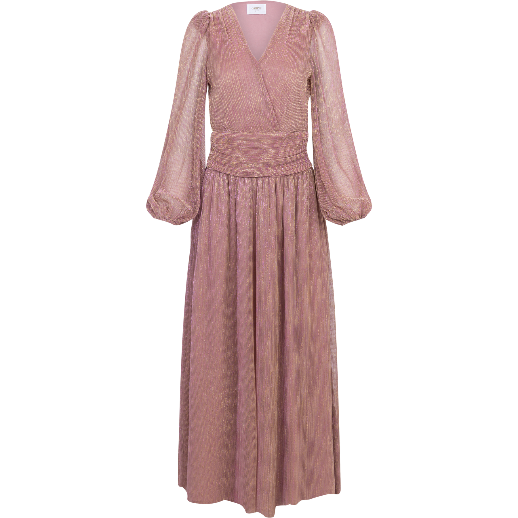 Alva Sparkle Dress - Pink Gold