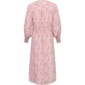 Una Viscose Crepe Dress - Light Pink Floral