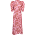 Valkyrie Long Dress - Pink Paisley