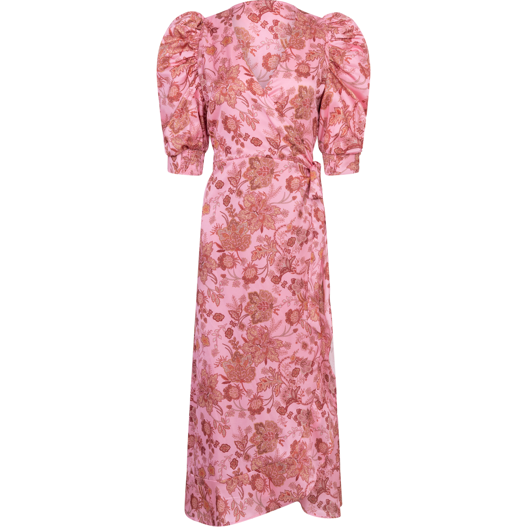 Valkyrie Long Dress - Pink Paisley