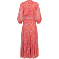 Gyri Golden Dress - Coral