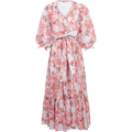 Gyri Golden Dress - Rosendal Red