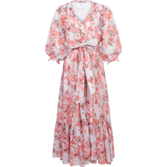 Gyri Golden Dress - Rosendal Red