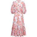 Gyri Golden Dress - Rosendal Red