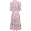 Vera Voile Maxi Dress - Pink Fleur