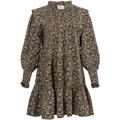 Embla Baby Cord Dress - Green Autumn