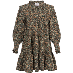 Embla Baby Cord Dress - Green Autumn
