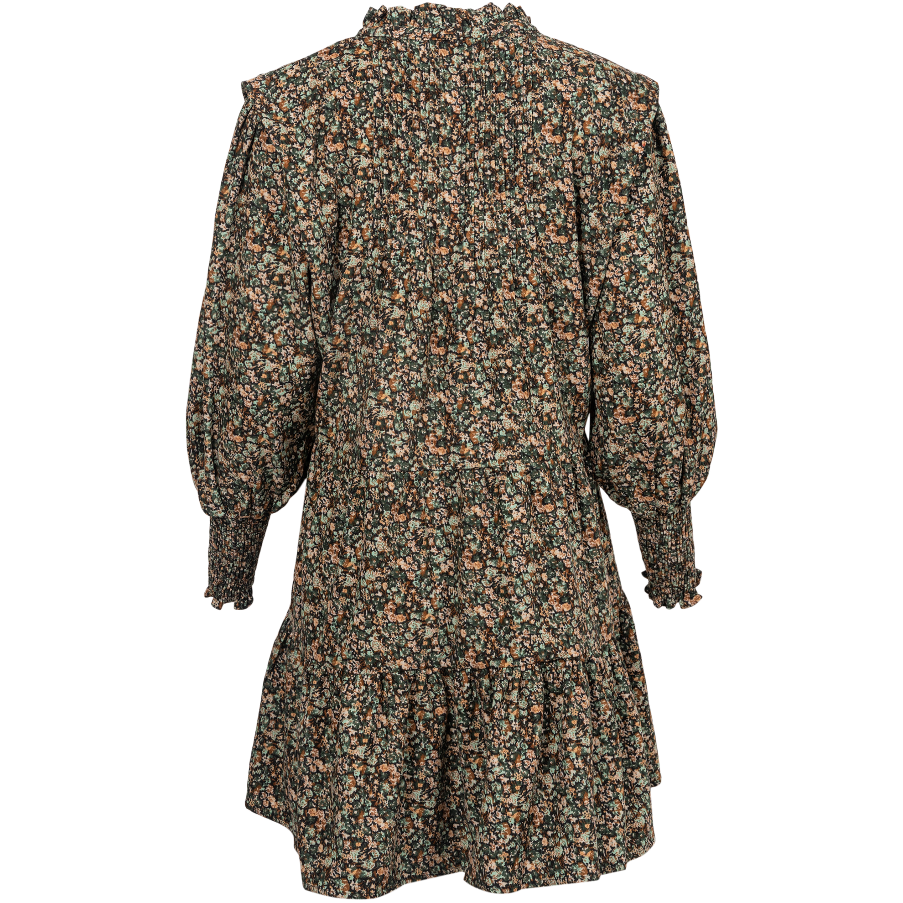 Embla Baby Cord Dress - Green Autumn