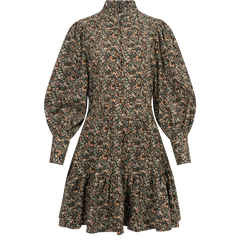 Liv Baby Cord Dress - Green Autumn