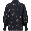 Sibba Crepe Blouse - Navy Small Flower