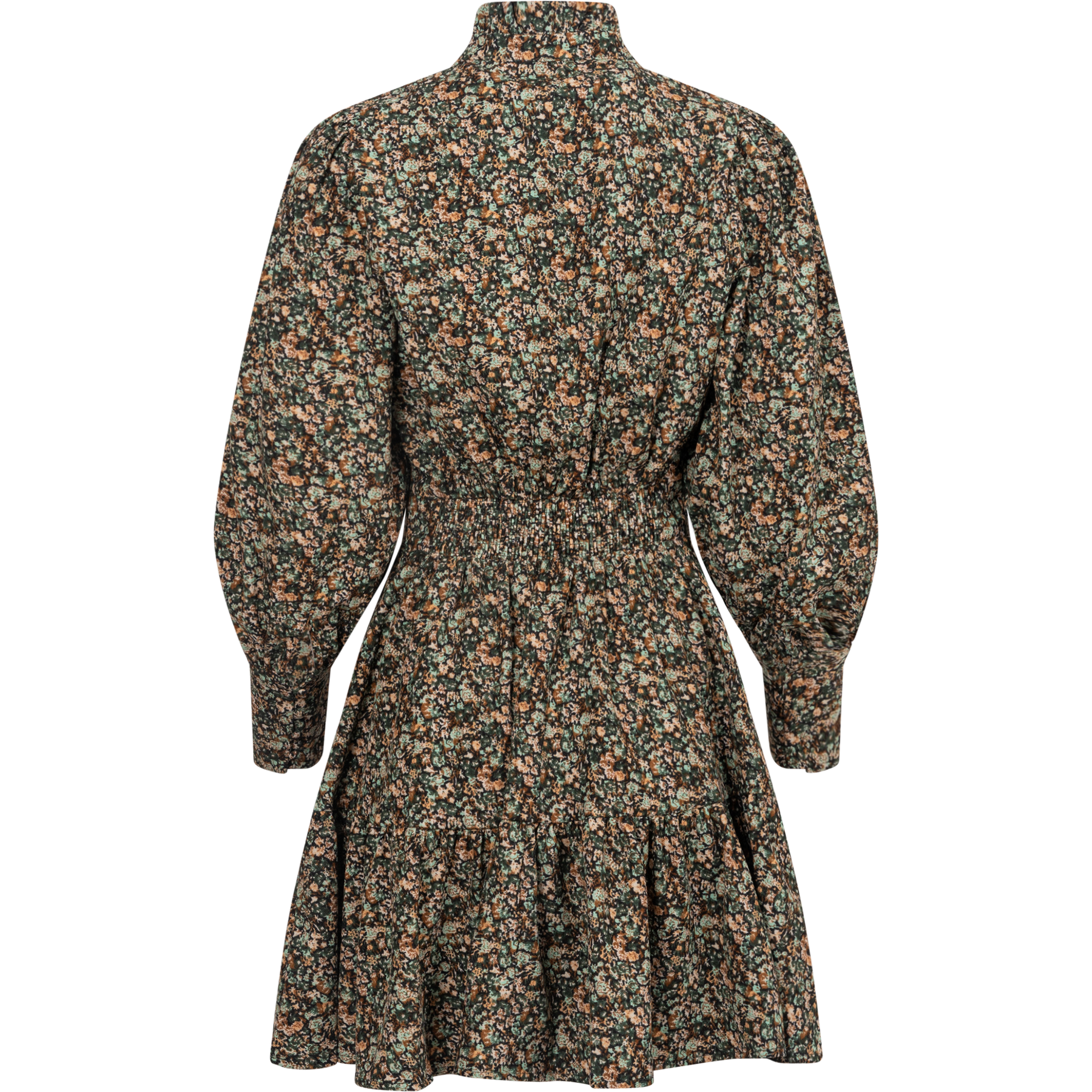 Liv Baby Cord Dress - Green Autumn