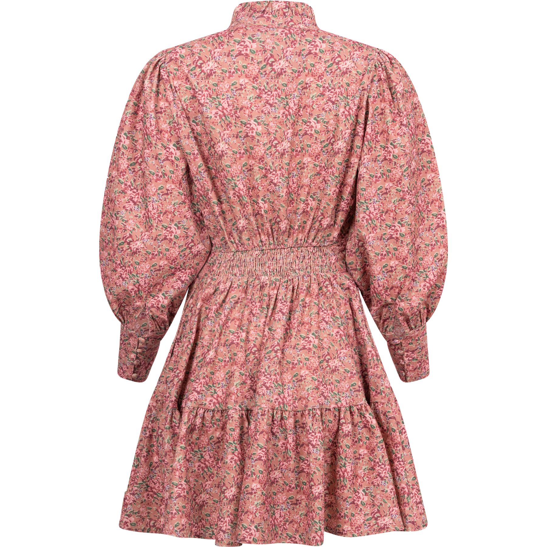 Liv Baby Cord Dress - Pink Flower