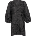 Nanna Brocade Dress - Black