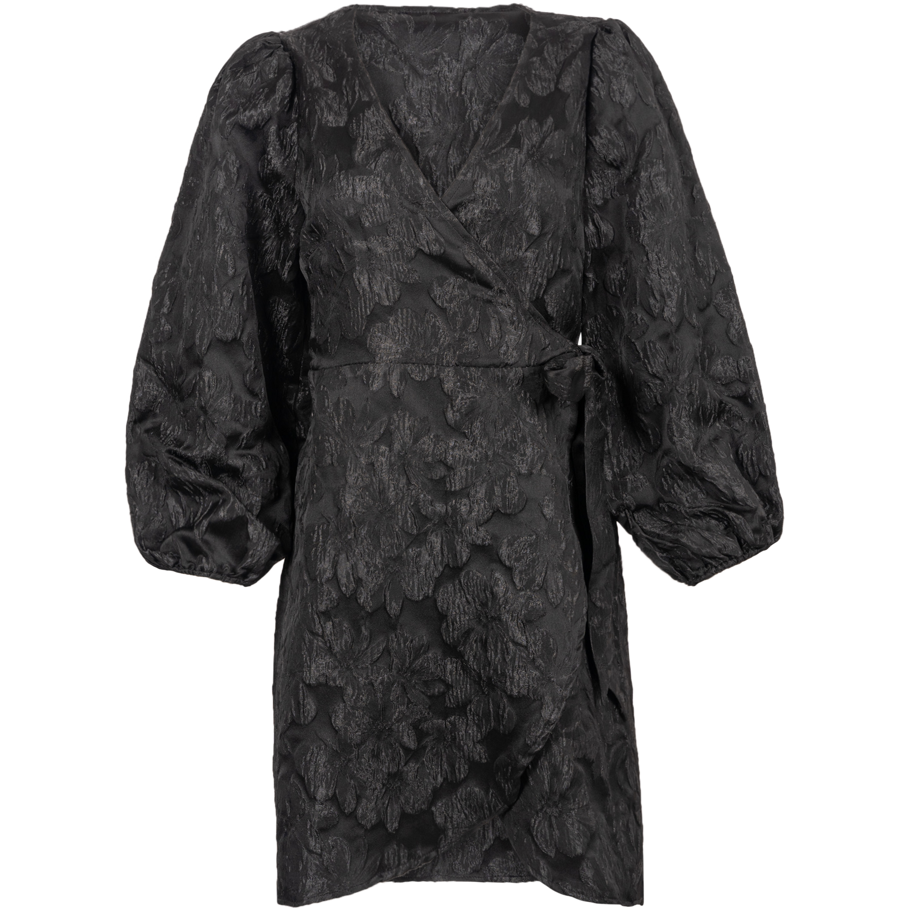 Nanna Brocade Dress - Black
