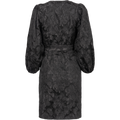 Nanna Brocade Dress - Black