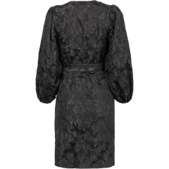 Nanna Brocade Dress - Black