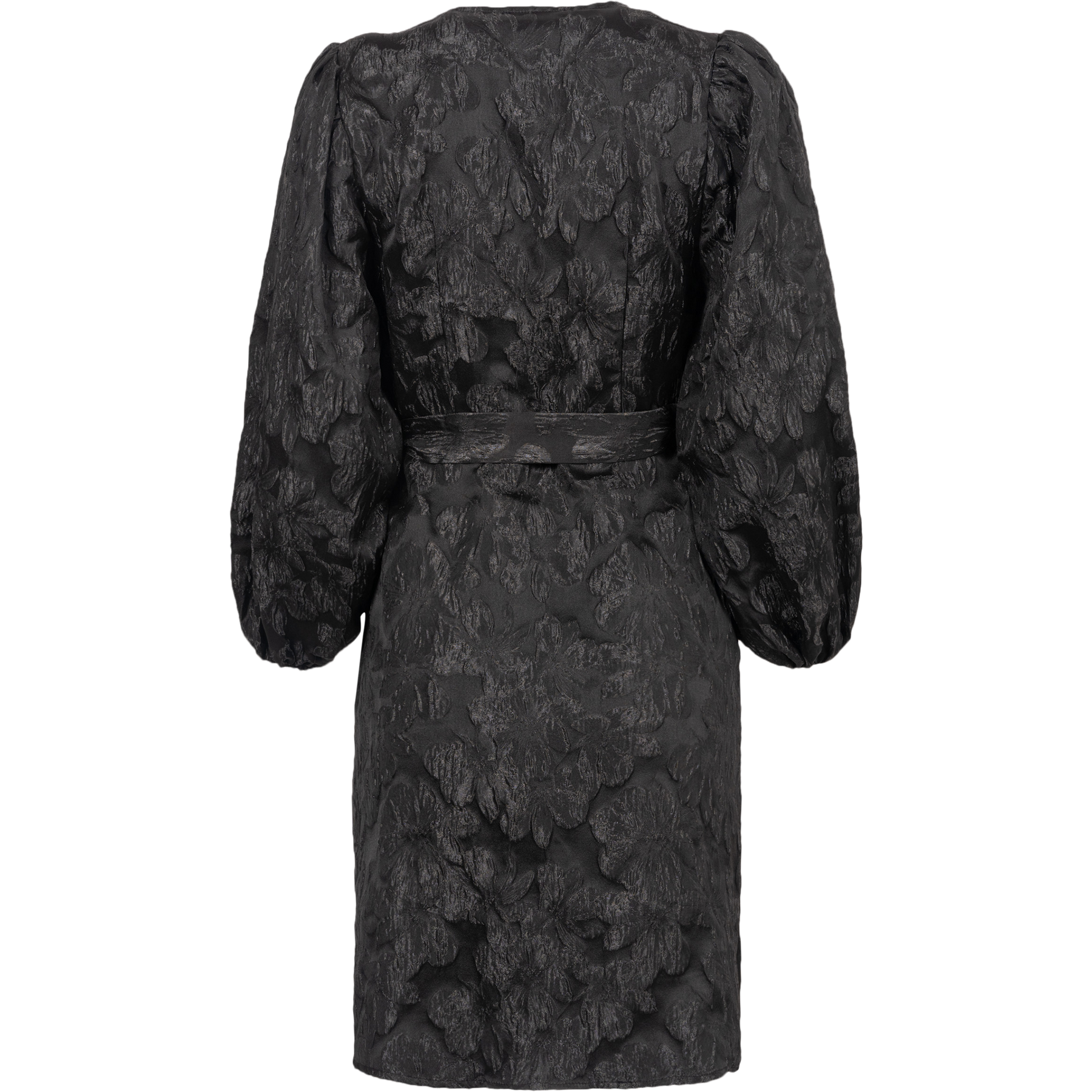Nanna Brocade Dress - Black