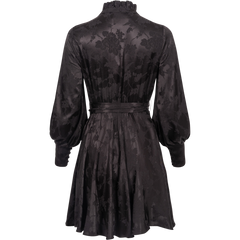 Saga Jacquard Dress - Black