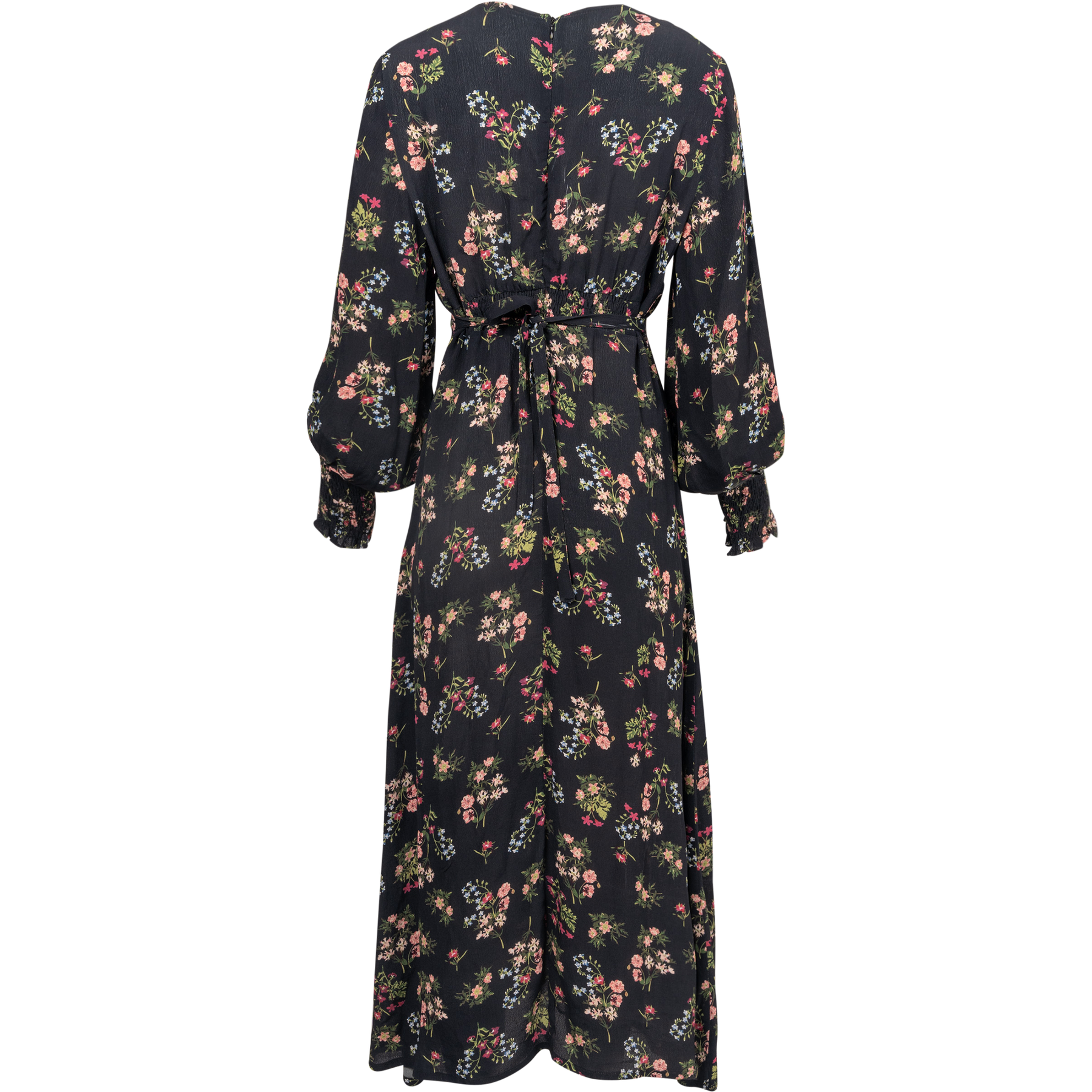 Astrid Crepe Dress - Navy Meadow