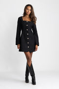 Botilde Boucle Dress - Black