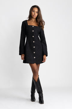 Botilde Boucle Dress - Black