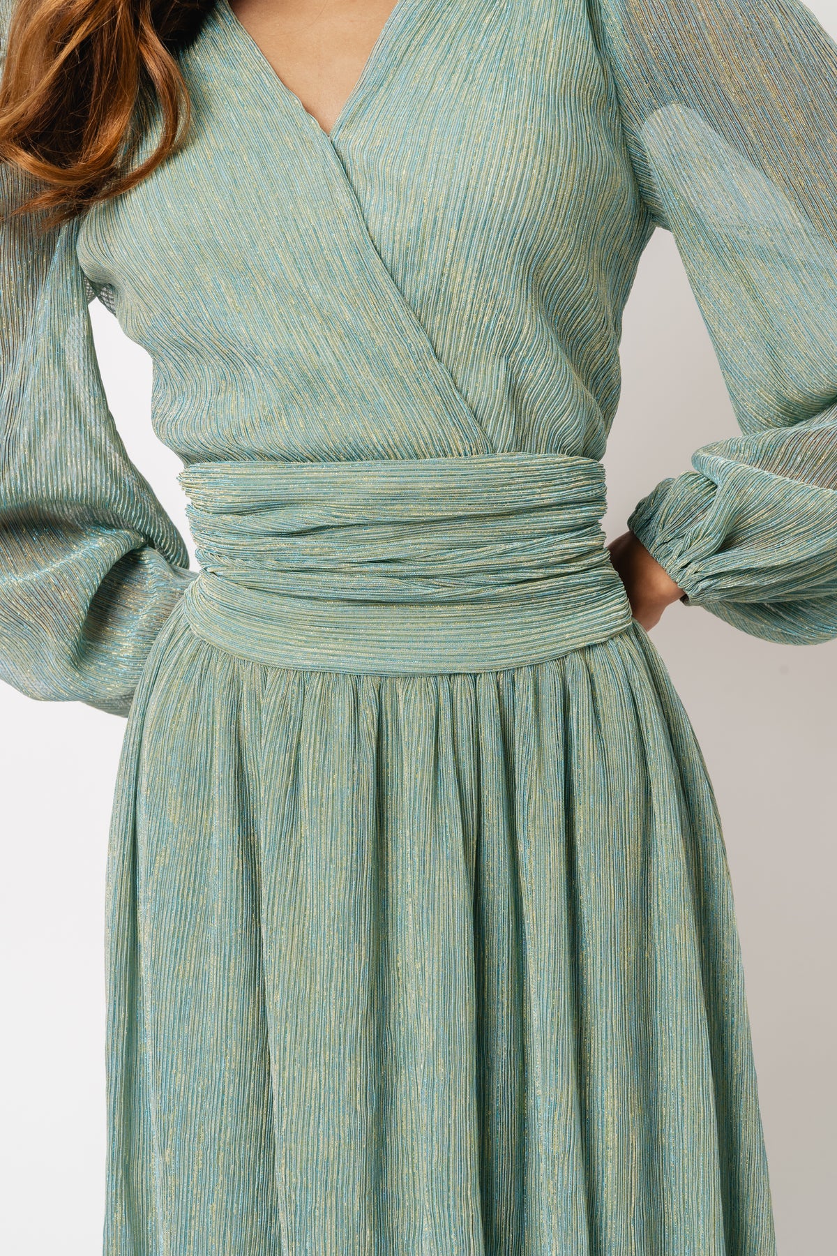 Alva Sparkle Dress - Azur Sparkle