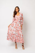 Gyri Golden Dress - Rosendal Red