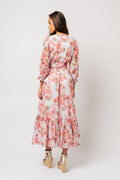 Gyri Golden Dress - Rosendal Red