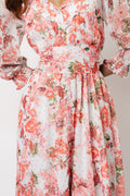 Gyri Golden Dress - Rosendal Red