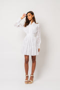 Liv Broderie Anglaise Dress - White