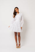 Liv Broderie Anglaise Dress - White
