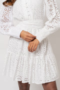 Liv Broderie Anglaise Dress - White