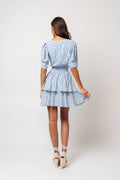 Jade Dress - Blue Flower Field