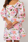 Eva Linen Klänning - Pink Peony