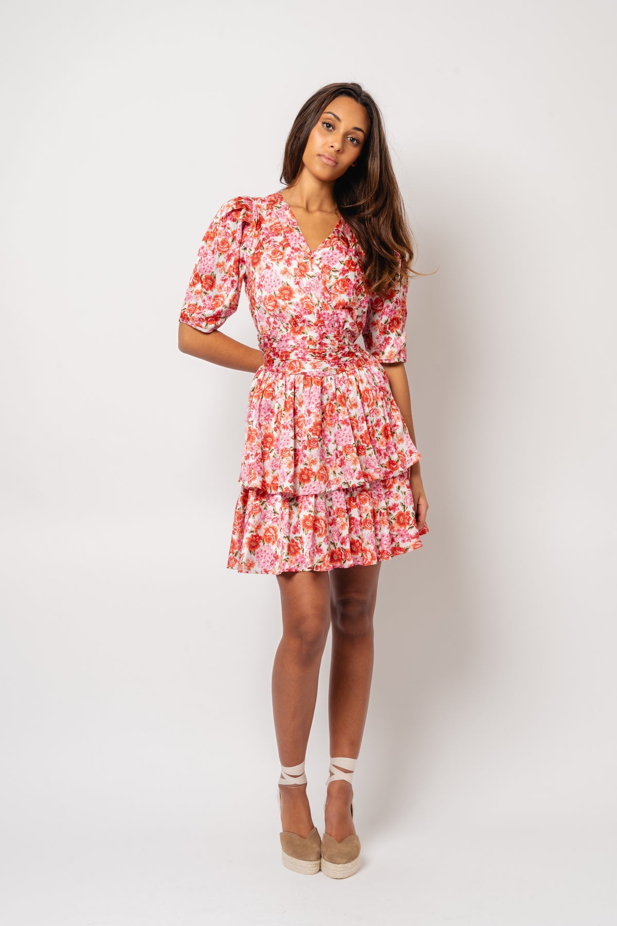 Jade Dress - Röda Rosor