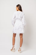 Frida Eyelet Poplin Dress - White