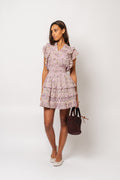Fryd Voile Dress - Pink Fleur