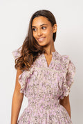 Fryd Voile Dress - Pink Fleur